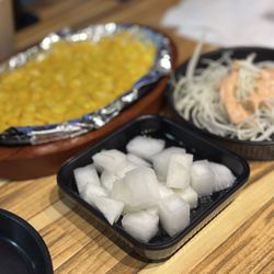 The Fry - Corn, pickled radish and salad