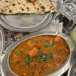Paneer butter Masala & Garlic Naan Paneer butter Masala & Garlic Naan