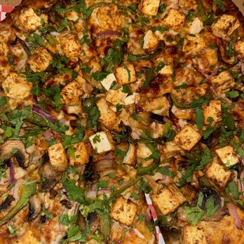 The Curry Pizza Company - Curry Masala Paneer - Pizza Near Me - Visalia, California