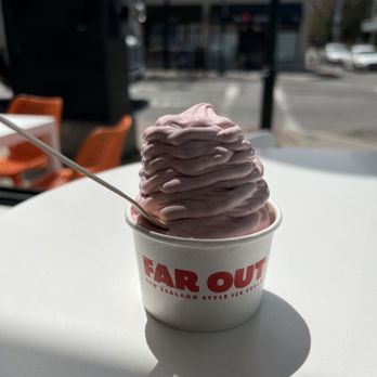 Far Out - Strawberry ice cream - Ice Cream & Frozen Yogurt Near Me - Brookline, Massachusetts