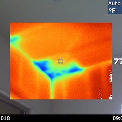 Leading Inspections of Arizona - Evidence of water intrusion after a monsoon storm.