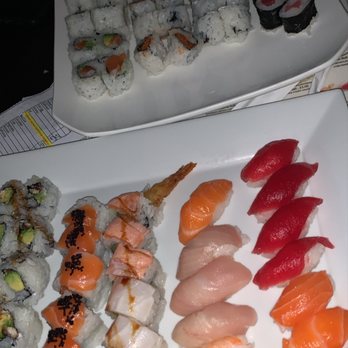 Arigato - A whole lotta sashimi and rolls - Sushi Bars Near Me - Edgewater, New Jersey