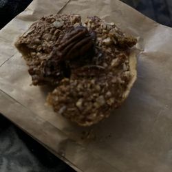 Cake Studio - Walnut tart. I broke it to dip in coffee.