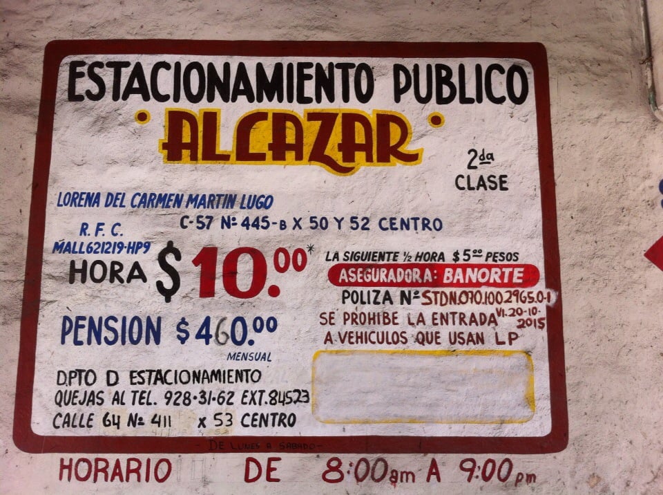 Estacionamiento Alcazar
