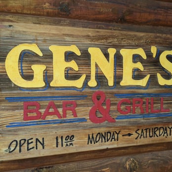 Gene's Bar & Grill - a sign for gene's bar and grill - Sports Bars Near Me - Roseau, Minnesota Gene's Bar & Grill - a sign for gene's bar and grill - Sports Bars Near Me - Roseau, Minnesota