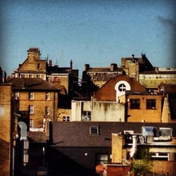 The RE London Shoreditch - View from our room looking out over Bethnal Green