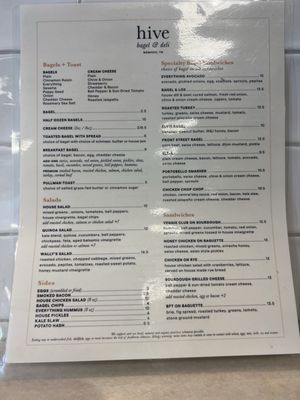 Menu photo 2 Hive Bagel & Deli Memphis, TN Menu photo 2 Hive Bagel & Deli Memphis, TN