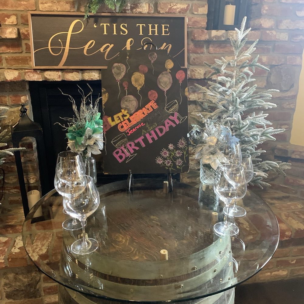Ruby Hill Winery - Birthday celebration set up - Wineries Near Me - Pleasanton, California