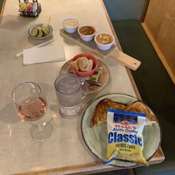 Isaac's Craft Kitchen & Brewery - West York - Grilled cheese and a soup flight