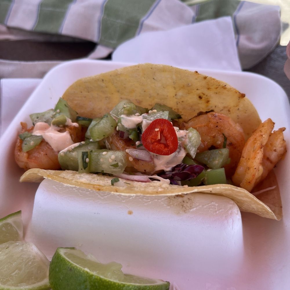Sun Deck - Shrimp taco from taco shack - American Near Me - Coronado, California Sun Deck - Shrimp taco from taco shack - American Near Me - Coronado, California