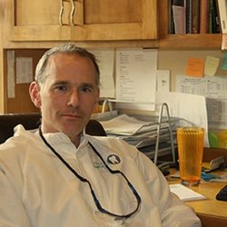 Current Dental - Bainbridge Island dentist Dr. Verharen in his office at Current Dental