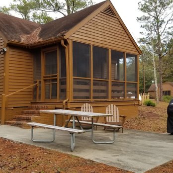 Cheraw State Park - Back corner view of Cabin 3 - Parks Near Me - Cheraw, South Carolina Cheraw State Park - Back corner view of Cabin 3 - Parks Near Me - Cheraw, South Carolina