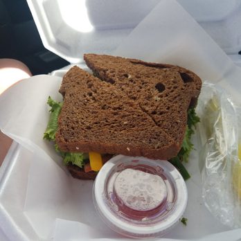 A & R Bakery - Veggie sandwhich on dark wheat...yum!!! - Bakeries Near Me - Blythe, California