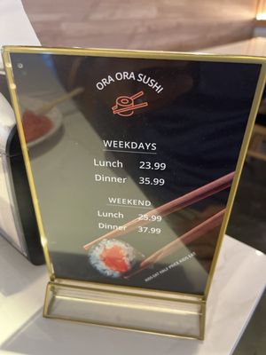 Menu photo 6 OraOra Sushi Buffet Duluth, GA