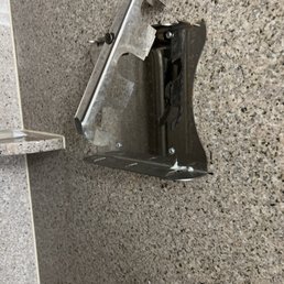 Broken soap holder Broken soap holder