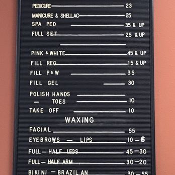 Renton Nail & Spa - List of prices. An additional 30% off on Thursdays. - Nail Salons Near Me - Renton, Washington