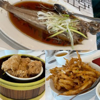 Ocean Bay Seafood Restaurant - Steamed gray sole lunch, Meat in Bean Sheet Roll, Salt and pepper silver anchovy lunch - Seafood Near Me - Elmhurst, New York Ocean Bay Seafood Restaurant - Steamed gray sole lunch, Meat in Bean Sheet Roll, Salt and pepper silver anchovy lunch - Seafood Near Me - Elmhurst, New York
