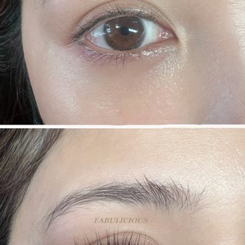 Fabulicious - Lash lift before and after - Eyelash Service Near Me - Redondo Beach, California