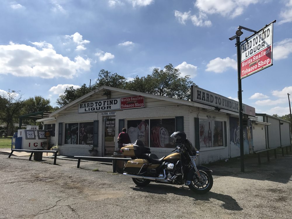 Hard To Find Liquor Store Logo