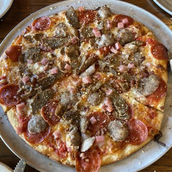 Peri Brothers - Flat iron district 12" - Pizza Near Me - Raleigh, North Carolina Peri Brothers - Flat iron district 12" - Pizza Near Me - Raleigh, North Carolina