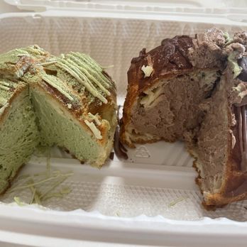 Ayla's Patisserie - Matcha and Coffee cream puffa - Bakeries Near Me - Kapolei, Hawaii