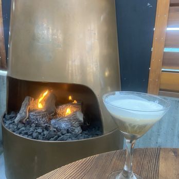 Swan Bar - Fire place which is very cozy - Bars Near Me - San Diego, California