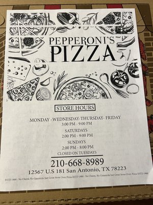Pepperonis Pizza by null