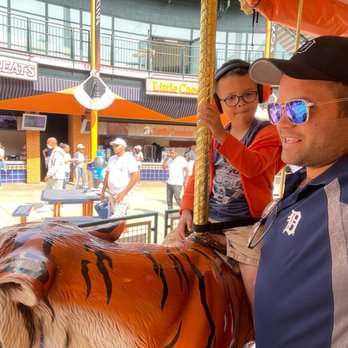 Comerica Park - Riding the carousel - Stadiums & Arenas Near Me - Detroit, Michigan Comerica Park - Riding the carousel - Stadiums & Arenas Near Me - Detroit, Michigan