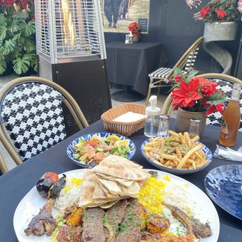 Sofreh - Chicken lamb BEEF LOVERS TRAY ( FOR 3 PEOPLE ) - Mediterranean Near Me - Los Angeles, California