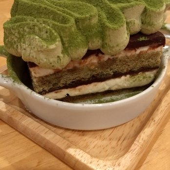 Cafe Maji - Matcha tiramisu. Omg, yum! - Coffee & Tea Near Me - Artesia, California