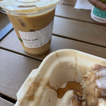 Cinnamon Roll Place - Hawaii Latte (Mac nut and Coconut Flavored) - Bakeries Near Me - Kihei, Hawaii