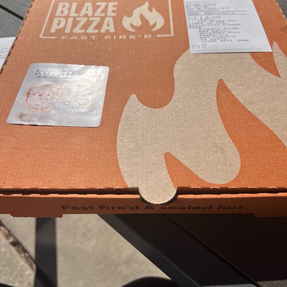 The box the 1 Top Pizza (11-inch)