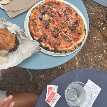 Brickery Pizza - Spicy salami pizza - Pizza Near Me - Mendocino, California Brickery Pizza - Spicy salami pizza - Pizza Near Me - Mendocino, California