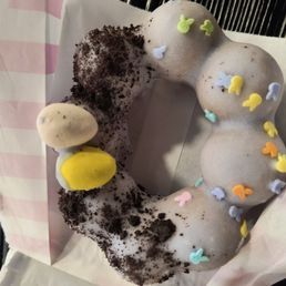 Spring taro mochi donut Spring taro mochi donut