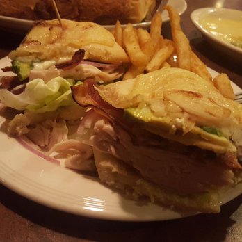 Bumbleberry Flats - Club sandwich is not shy on the turkey. - American Near Me - Laughlin, Nevada Bumbleberry Flats - Club sandwich is not shy on the turkey. - American Near Me - Laughlin, Nevada