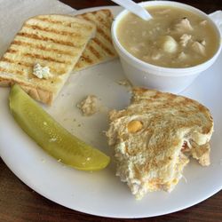 4 Corners Cafe - Pick two Tuna melt and chicken and dumpling soup