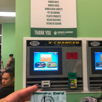 Windward Laundromat Express - Laundry cards are super convenient. Screw holding $30 worth of quarters! - Laundromat Near Me - Kaneohe, Hawaii
