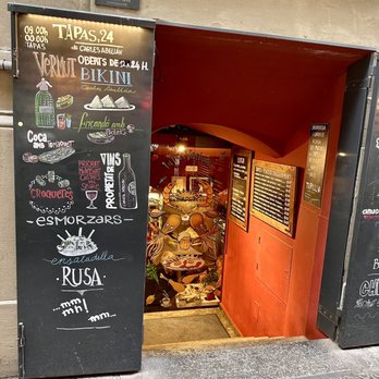 Tapas 24 - the entry was downstairs ~ - Tapas Bars Near Me - Barcelona, B Tapas 24 - the entry was downstairs ~ - Tapas Bars Near Me - Barcelona, B