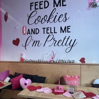 Just Baked - Decorated for Valentine's Day - Coffee & Tea Near Me - Paso Robles, California Just Baked - Decorated for Valentine's Day - Coffee & Tea Near Me - Paso Robles, California