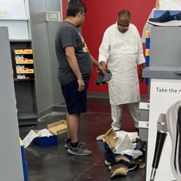 Leaving a big mess behind after trying on dozens of shoes. This is just one aisle!!! Ugh! Some people have no courtesy!!! Leaving a big mess behind after trying on dozens of shoes. This is just one aisle!!! Ugh! Some people have no courtesy!!!