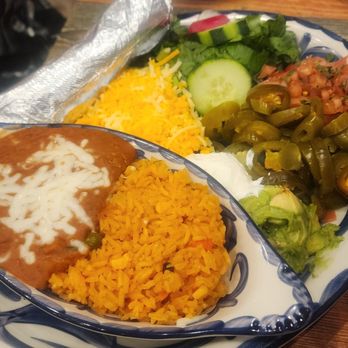 Dona Leti’s - This is the side of rice and beans - Mexican Near Me - Houston, Texas