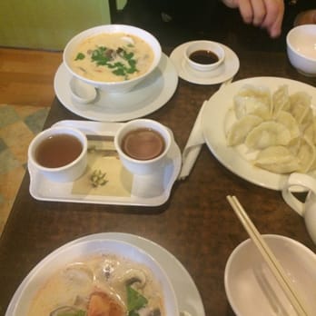 Sunflower - Smoked plum tea, steamed dumplings, coconut soup - Thai Near Me - Auckland, AUK