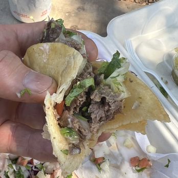 Tacos Y Mariscos Las Islitas - Shredded Beef! Their best seller! So good that purchased a Burrito to go for later! - Food Trucks Near Me - Kahului, Hawaii Tacos Y Mariscos Las Islitas - Shredded Beef! Their best seller! So good that purchased a Burrito to go for later! - Food Trucks Near Me - Kahului, Hawaii