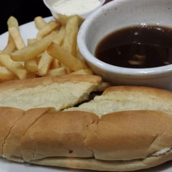 Cafe Colma - French dip sandwich: served with french fries ($9.95) - Filipino Near Me - Colma, California