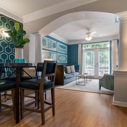 One bedroom dining area and living area