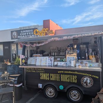 Sands Coffee Roasters - He is operating out of this trailer for now - Coffee & Tea Near Me - Oceanside, California