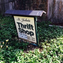 Saint John's Thrift Shop - It's says Tuesday and Saturday, 11am to 4pm