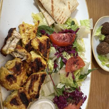 Hummus Mediterranean Kitchen - Chicken Kebab Plate - Mediterranean Near Me - San Francisco, California