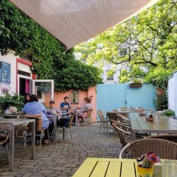 Patio Dining Area at Enchilada Darmstadt