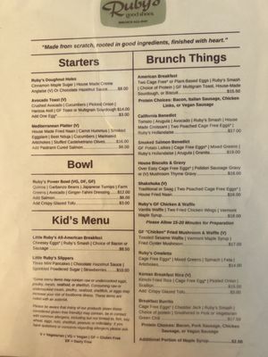 Menu photo 2 Ruby’s Good Shoes Denver, CO